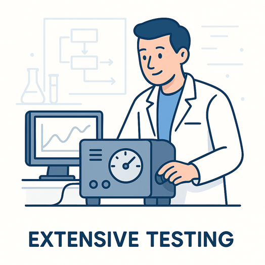extensive testing